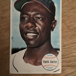 Hank Aron Baseball Card