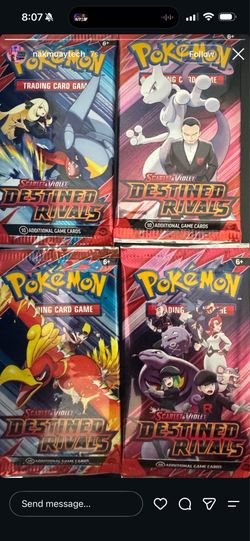 Destined Rivals booster packs