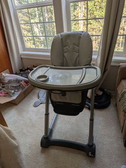 Graco Blossom 6 in 1 Convertible High Chair, Sapphire