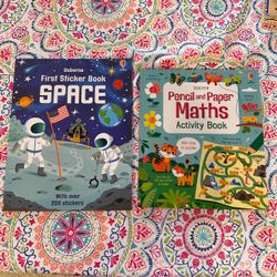 Usborne Activity Books Toddler Pre-School Pre-K Boy Girl Educational NEW