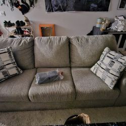 Ashley's Homes Presicorn Platinum Sofa