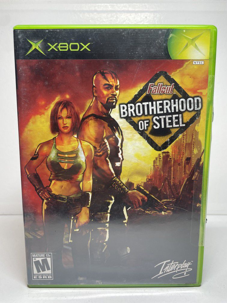 Fallout: Brotherhood of Steel (Microsoft Xbox 2004) CIB Complete Tested Reg Card