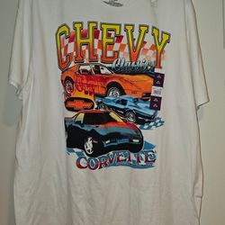 Mens Size 2xl Chevy Corvette T Shirt Nwt