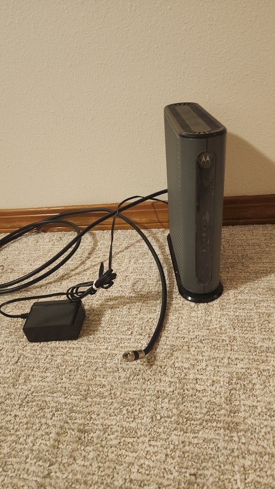 Motorola modem plus router