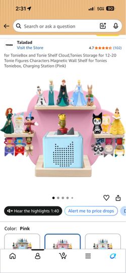 Cloud wooden shelves for tonie box and figures
