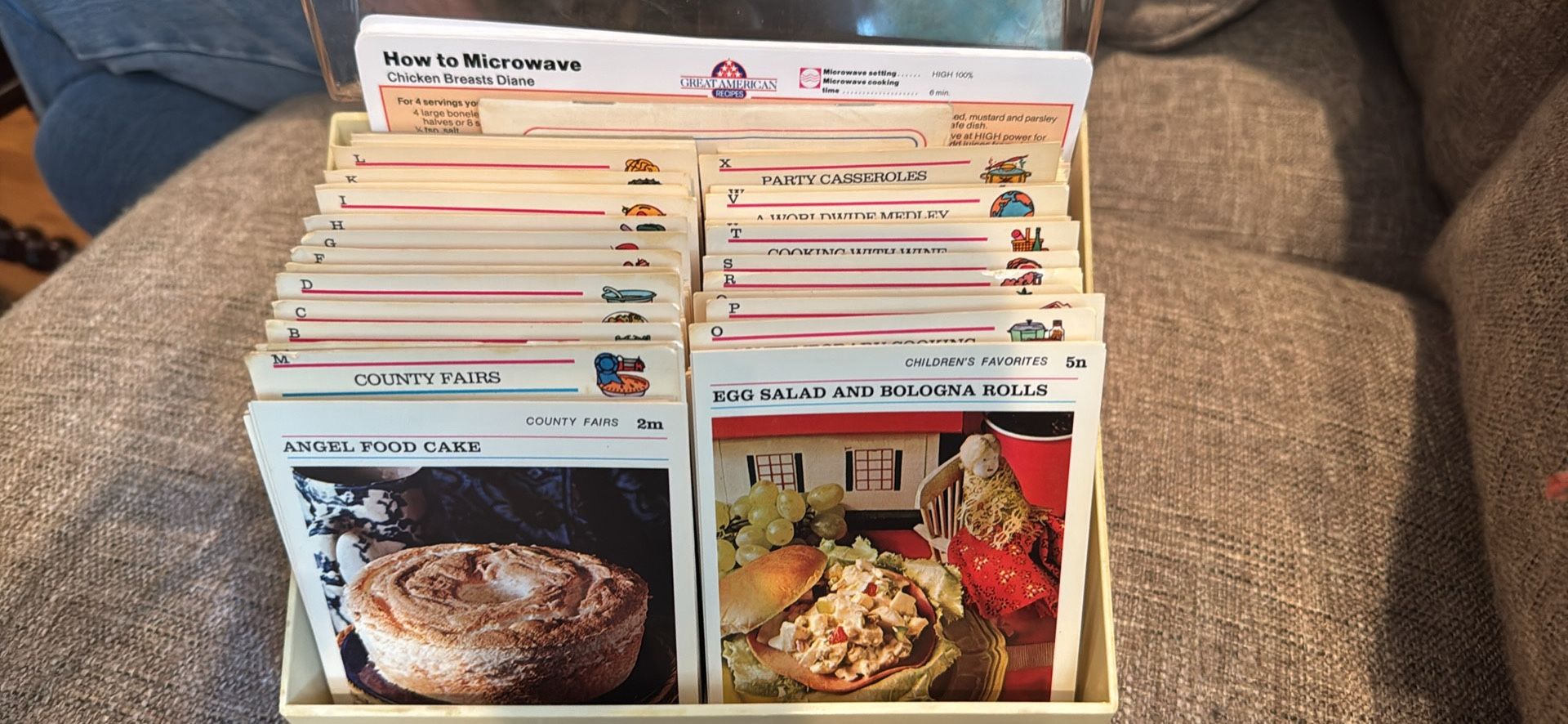 Vintage Great American Recipe Index 1970’s