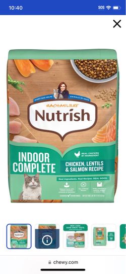 Cat food. Dry cat food. Rachel Ray  14 lbs bag