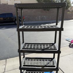 5 Tier Plastic Shelf