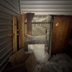 Bedroom Set: Big Dresser, 2 Night Stands , King Bed Frame 