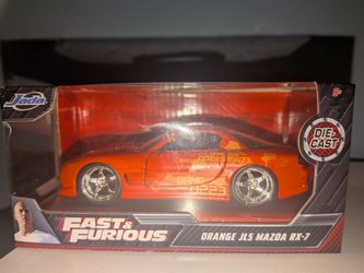 Fast and furious Orange Julius RX-7 Diecast.