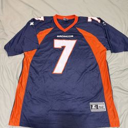 Vintage Starter Denver Broncos Mens XL Jersey #7 John Elway 1995