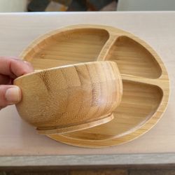 Organic Bamboo Plates Toddlers