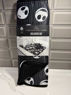 New Disneys The Nightmare Before Christmas Jack Skellington dish drying mat