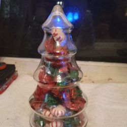 Vintage Glass Christmas Tree 