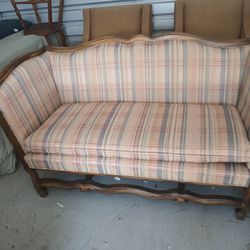 Upholstered Loveseat Settee