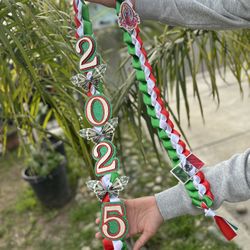 2026 Mexican Flag Graduation Lei