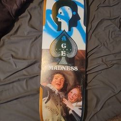 Madness skateboard deck Ace Pelka pro debut cruiser deck rare skate deck