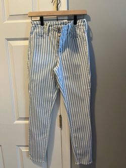 Woman’s Size 4 Universal Thread Striped Jeans