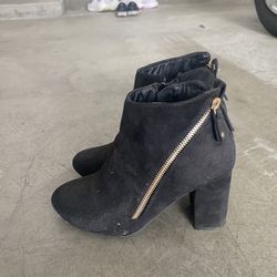 Black Booties With Heels