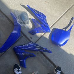 2022 yz450f plastics 