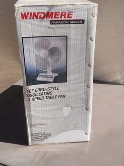 Table fan