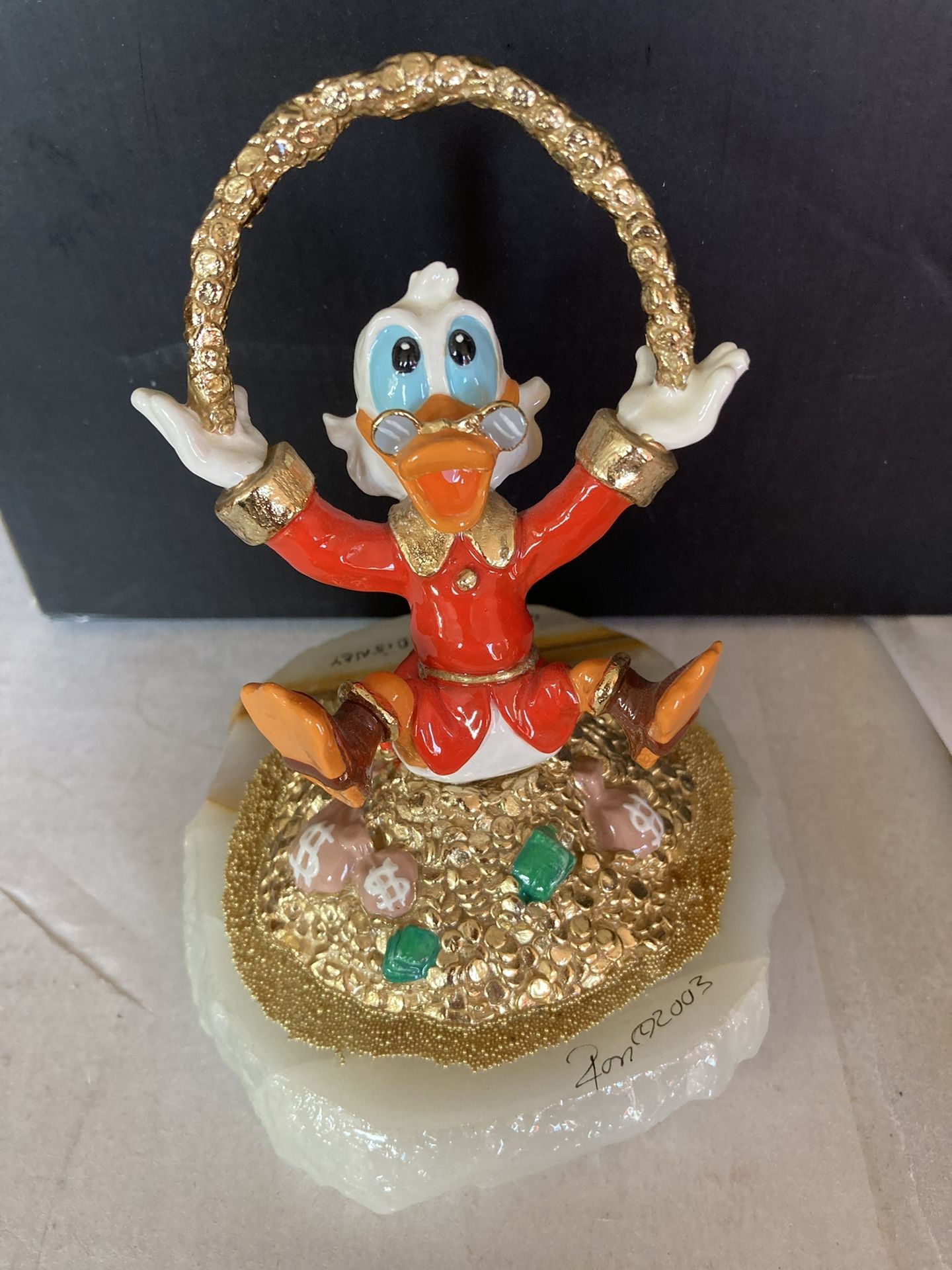 Disney Ron Lee Uncle Scrooge McDuck Figurine