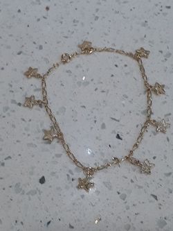 Liquidation. New good quality gold plated ankle chain. 11 inches