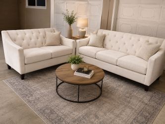Macy’s Designer Sofa & Loveseat Set – Delivery Available