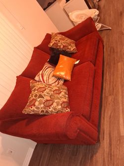 Red couch