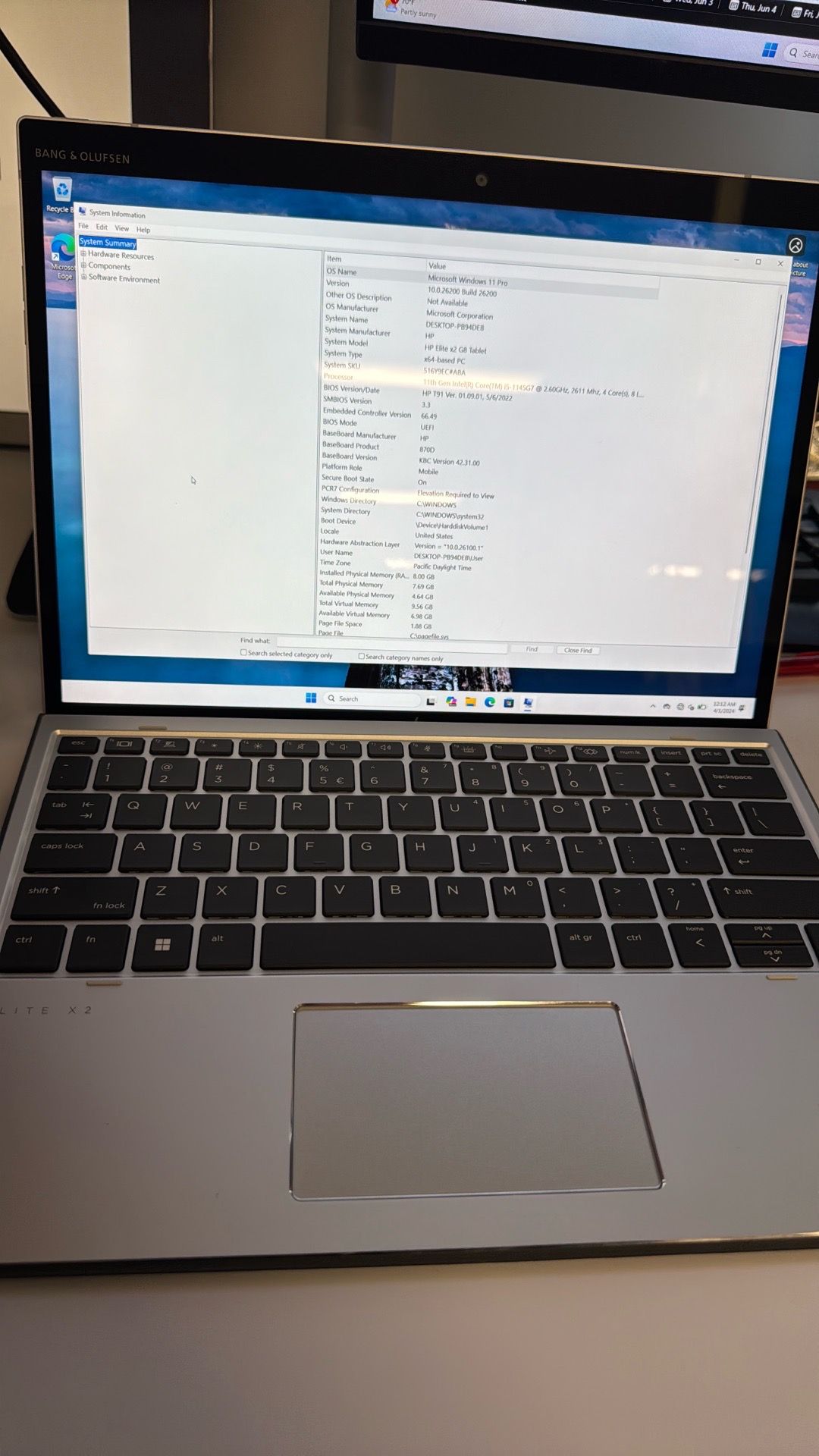 HP Elite x2 G8 Tablet