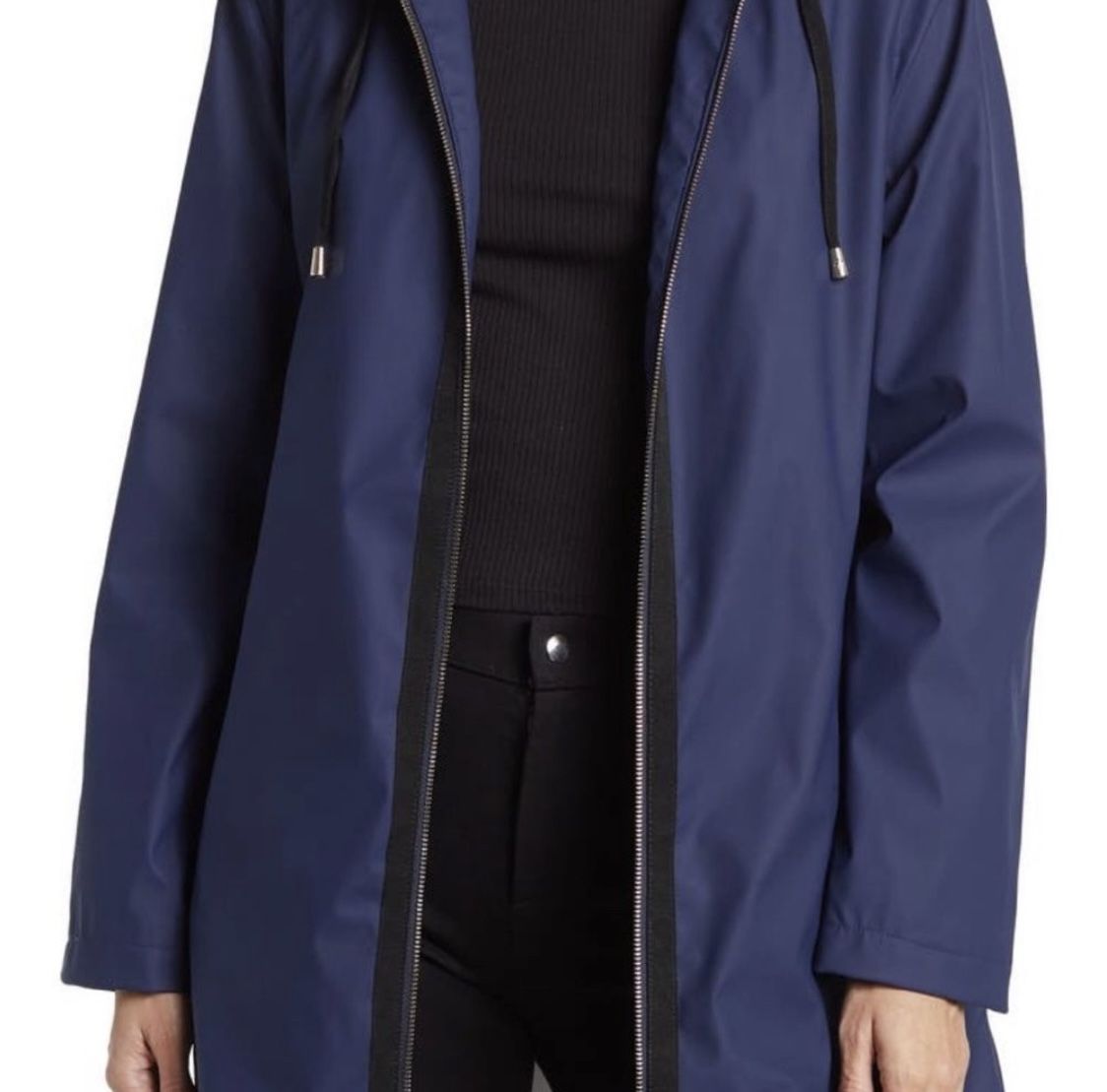 kate spade new york matte coated a-line zip jacket NWT