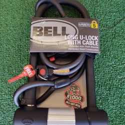 Long U-lock With Cable