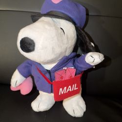 Mailman Snoopy Plushie