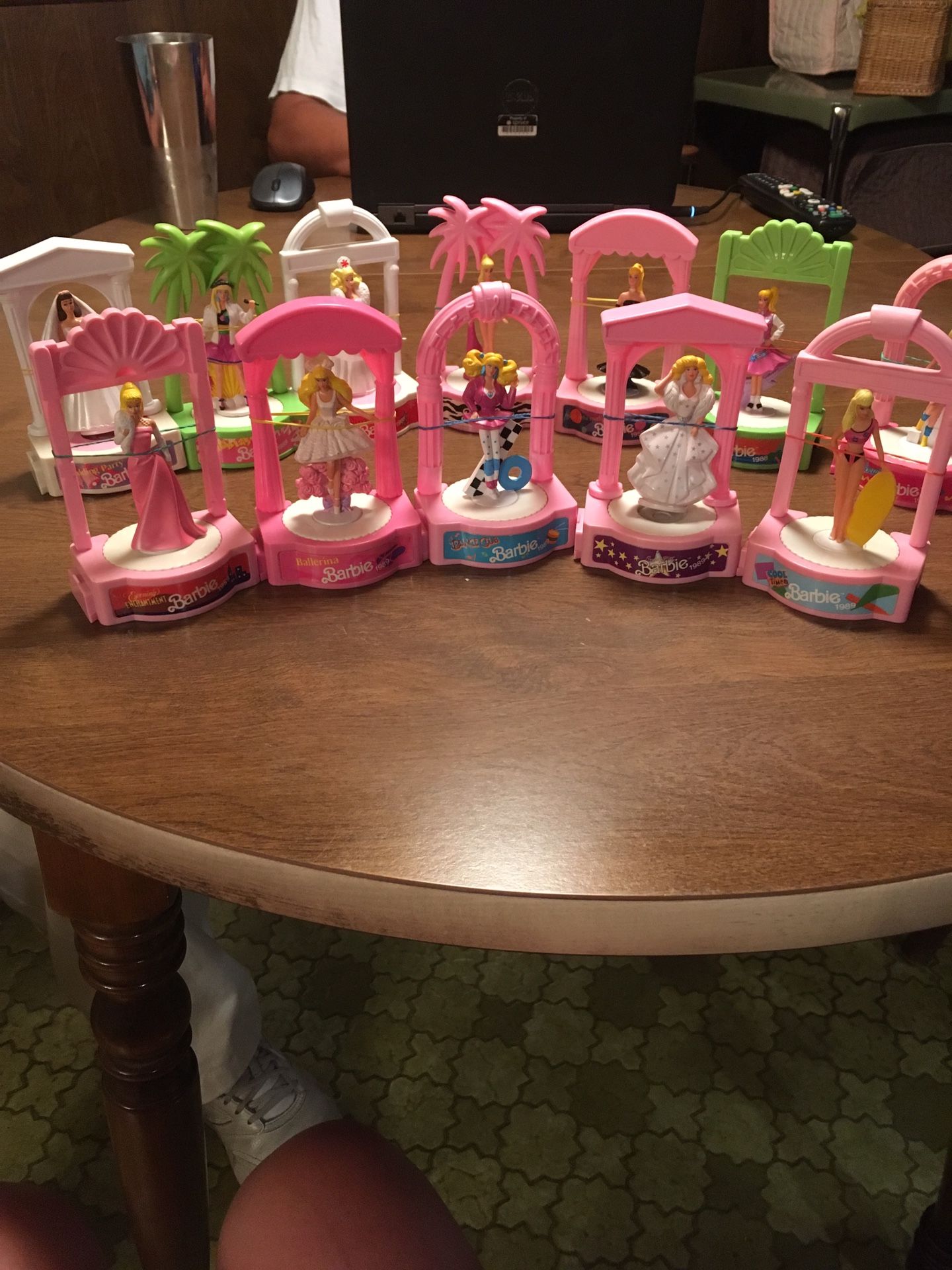 Plastic Miniature Barbies