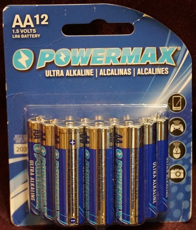 PowerMax 12 Count AA Batteries 