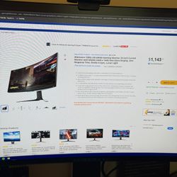 Alienware 120hz Ultrawide Curved Gaming Monitor 34 Inch