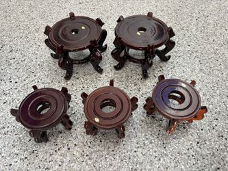 Flower pot holders. Wood