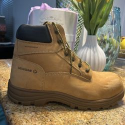 Wolverine 🥾 Brand New Water Proof Tan/coffe Stee Toe No Box Size 13 Men 