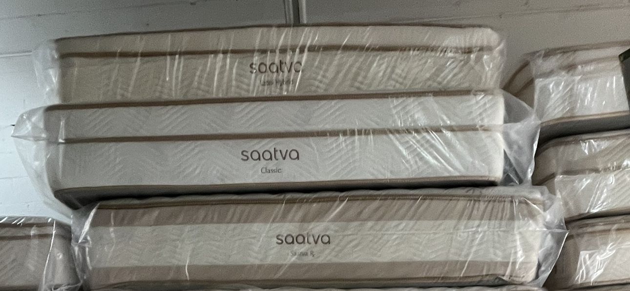 Luxury Saatva & Tempur-Pedic Mattresses – 50-80% Off! • Brand New, Minor Blemishes (Nothing That Affects Comfort) • King, Queen, Full, T
