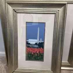 Monument, Capitol And Lincoln Memorial Pictures In A Beautiful Frame 