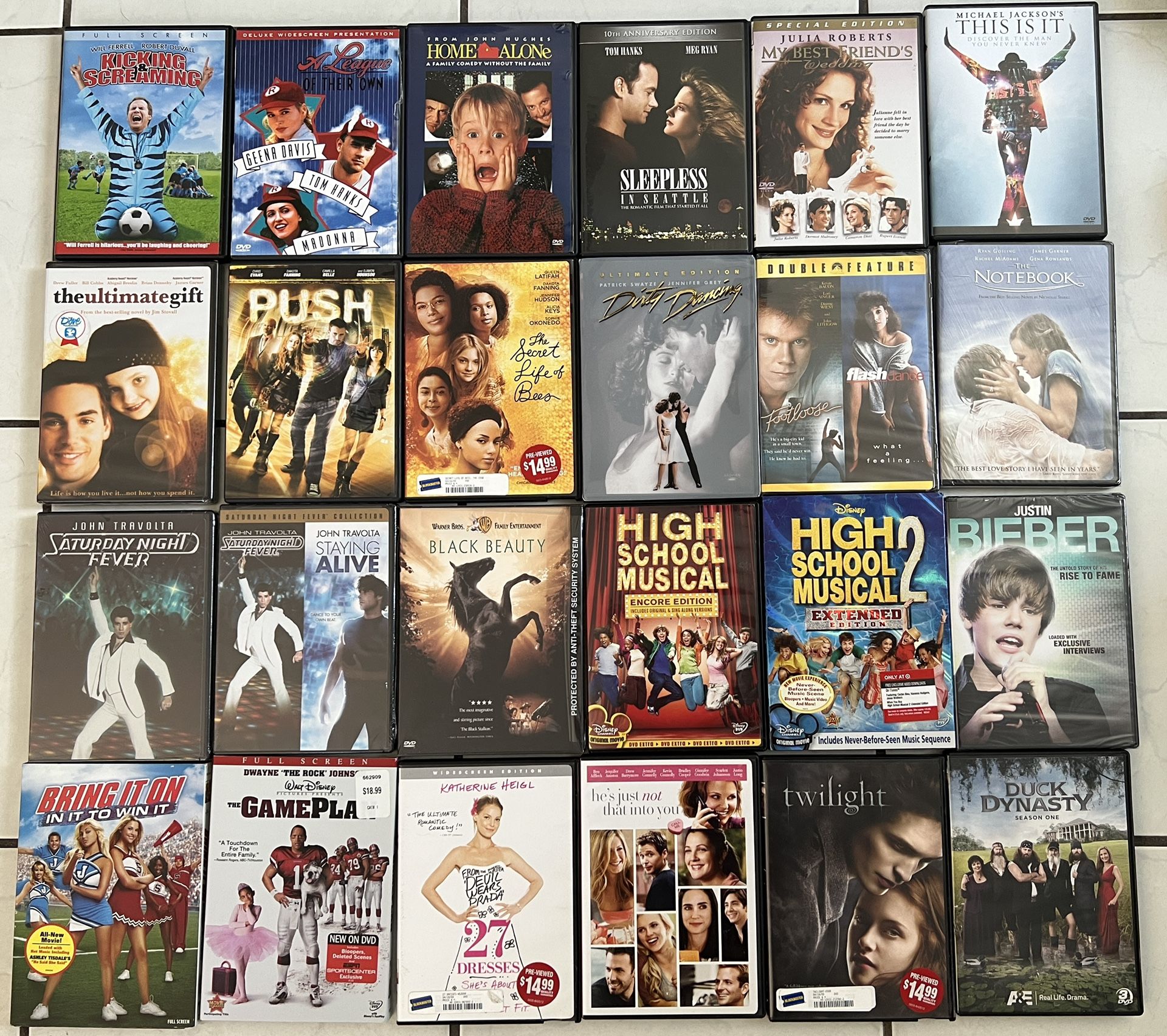 Assortment Of Blue-rays, DVDs & CDs