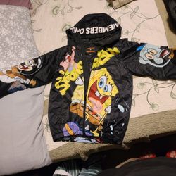 SpongeBob members only . Wind breaker jacket.