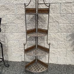 Metallic Folding Corner Shelves!