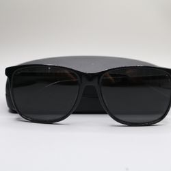 Gucci GG0017S Black Rectangle Sunglasses w/case