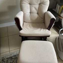 Rocking Chair With Gliding Ottoman 