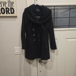 Black Weather Womens Coat Size S