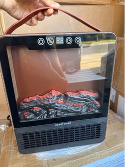 1500 -Watt Convection Compact personal Indoor/Outdoor Electric Space Heater with Thermostat with Remote