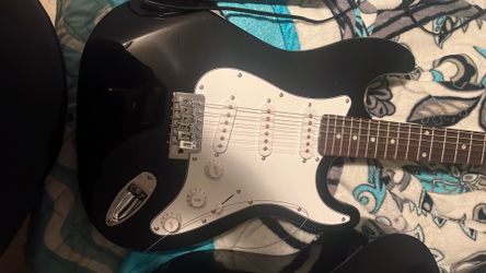 Electric and acoustic guitar