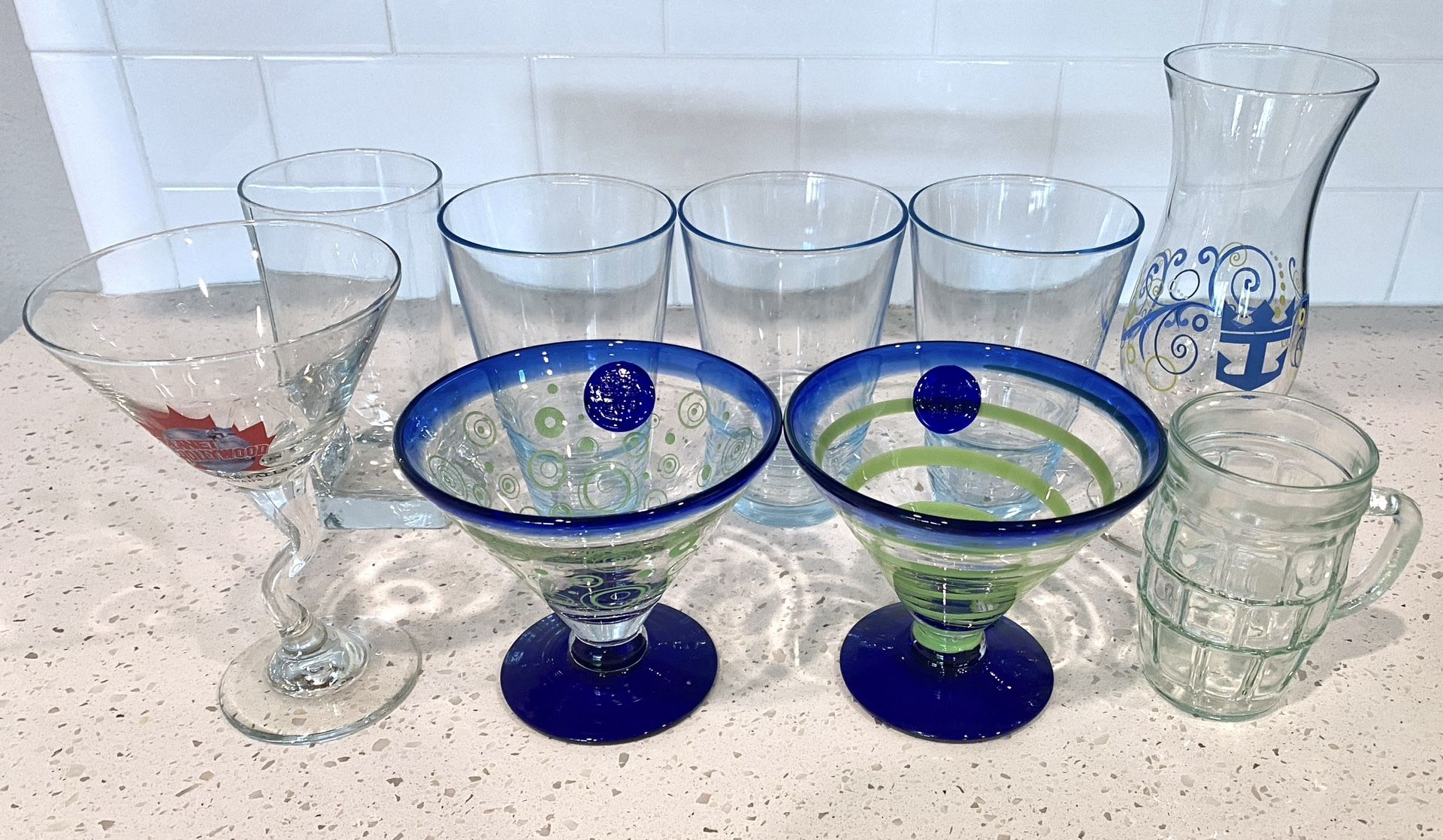 9 Piece Glass Bundle