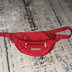 Red Supreme Fanny Bag